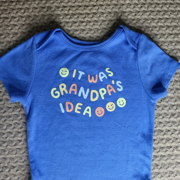 Jumping Beans It Was Grandpa's Idea Short Sleeve - Picture 3 of 4
